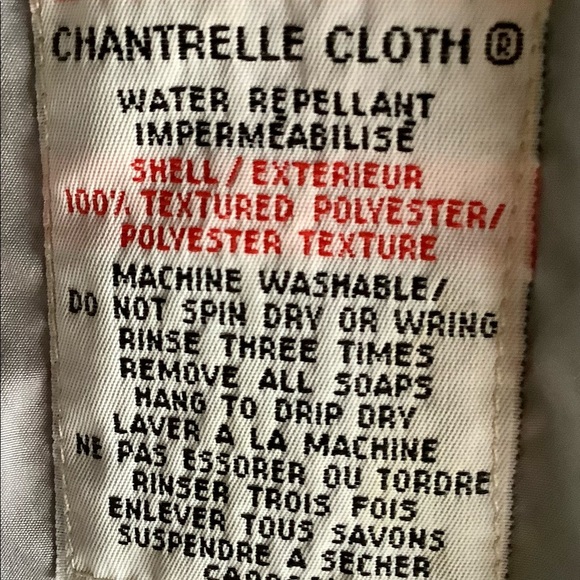 London Fog Raincoat Chantrelle Cloth Water repellant - Picture 9 of 9